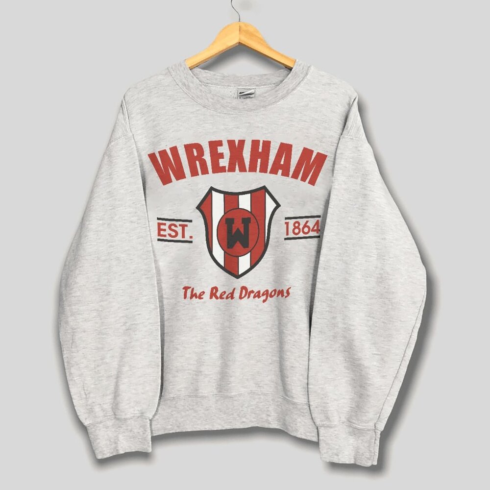 Wrexham EST 1864 FC Wrexham Association Football Club Sweatshirt